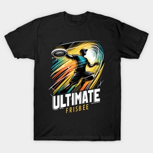 Colorful Ultimate Frisbee T-Shirt